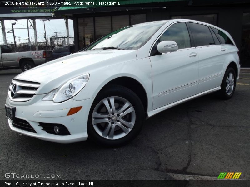 Arctic White / Macadamia 2008 Mercedes-Benz R 350 4Matic