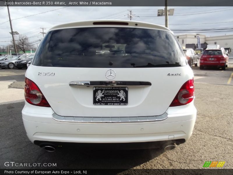 Arctic White / Macadamia 2008 Mercedes-Benz R 350 4Matic