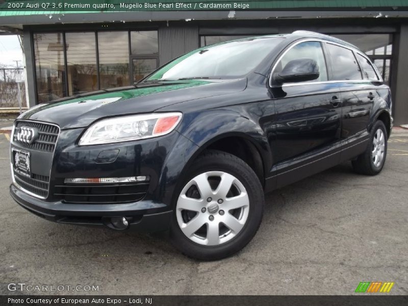 Mugello Blue Pearl Effect / Cardamom Beige 2007 Audi Q7 3.6 Premium quattro