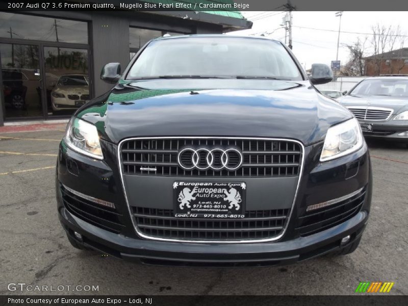 Mugello Blue Pearl Effect / Cardamom Beige 2007 Audi Q7 3.6 Premium quattro