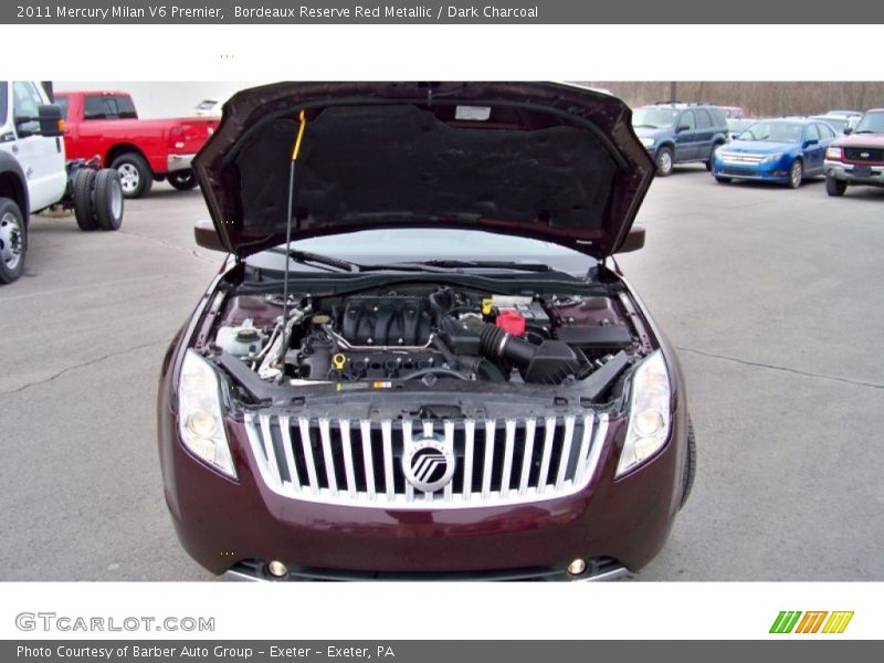 Bordeaux Reserve Red Metallic / Dark Charcoal 2011 Mercury Milan V6 Premier