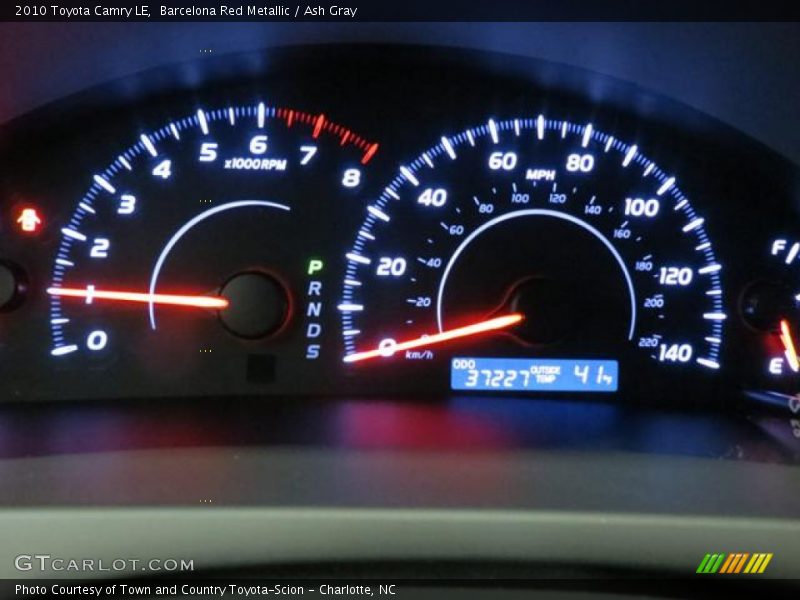 Barcelona Red Metallic / Ash Gray 2010 Toyota Camry LE