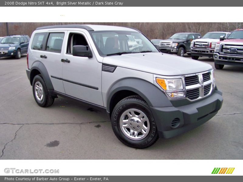 Bright Silver Metallic / Dark Slate Gray 2008 Dodge Nitro SXT 4x4