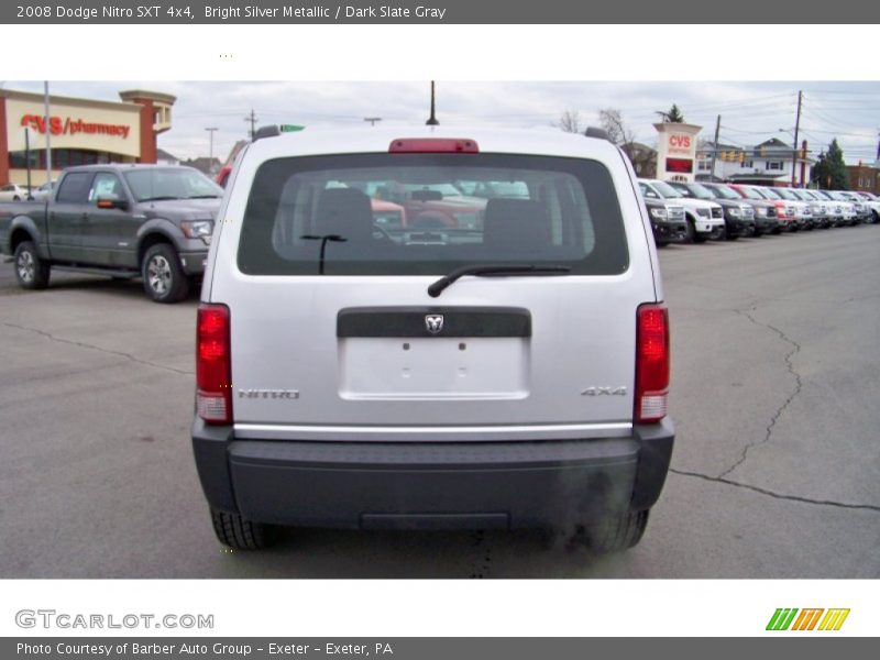 Bright Silver Metallic / Dark Slate Gray 2008 Dodge Nitro SXT 4x4