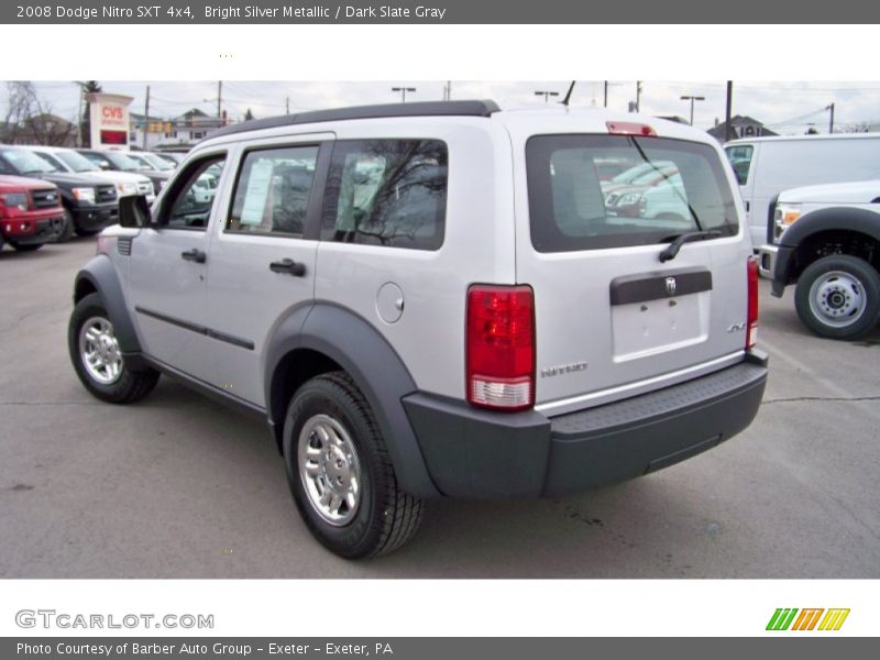 Bright Silver Metallic / Dark Slate Gray 2008 Dodge Nitro SXT 4x4