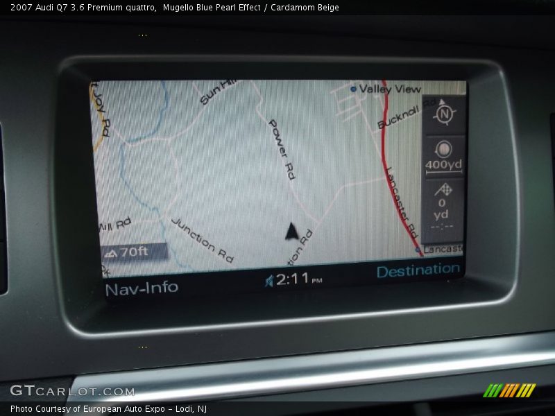 Mugello Blue Pearl Effect / Cardamom Beige 2007 Audi Q7 3.6 Premium quattro