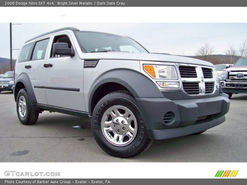 Bright Silver Metallic / Dark Slate Gray 2008 Dodge Nitro SXT 4x4