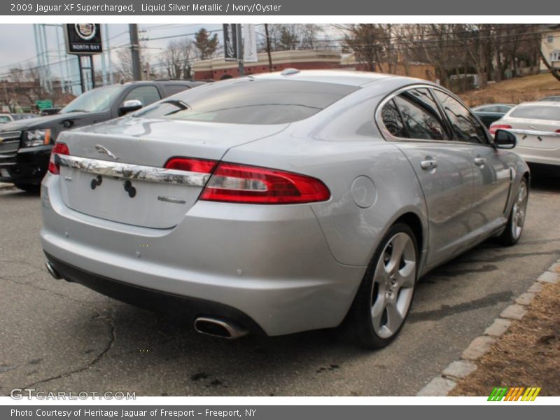 Liquid Silver Metallic / Ivory/Oyster 2009 Jaguar XF Supercharged