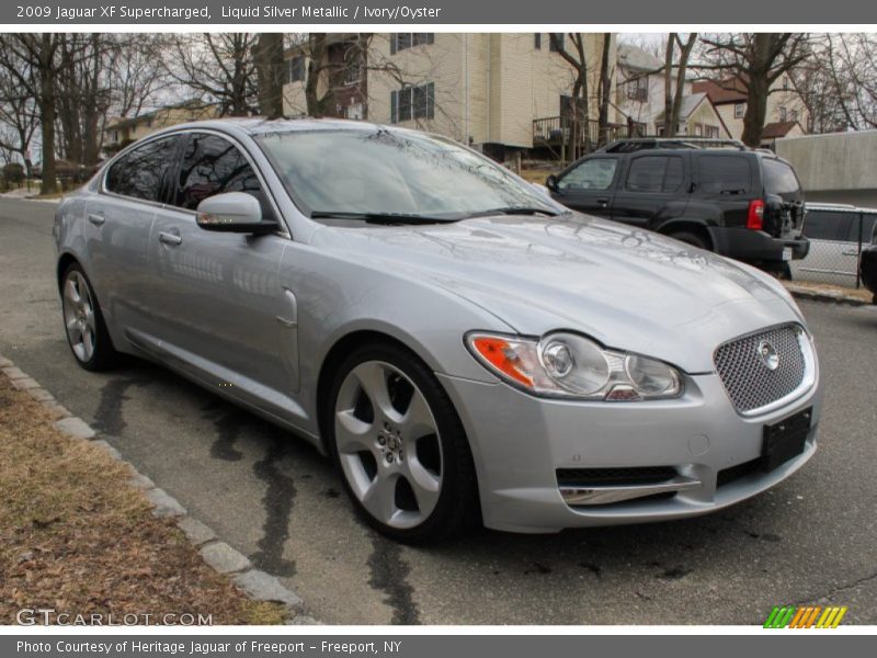 Liquid Silver Metallic / Ivory/Oyster 2009 Jaguar XF Supercharged