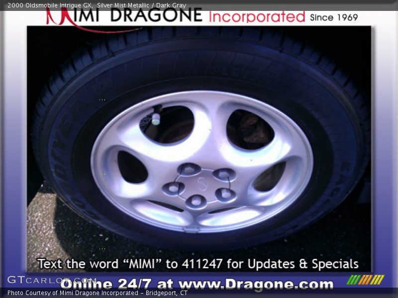 Silver Mist Metallic / Dark Gray 2000 Oldsmobile Intrigue GX