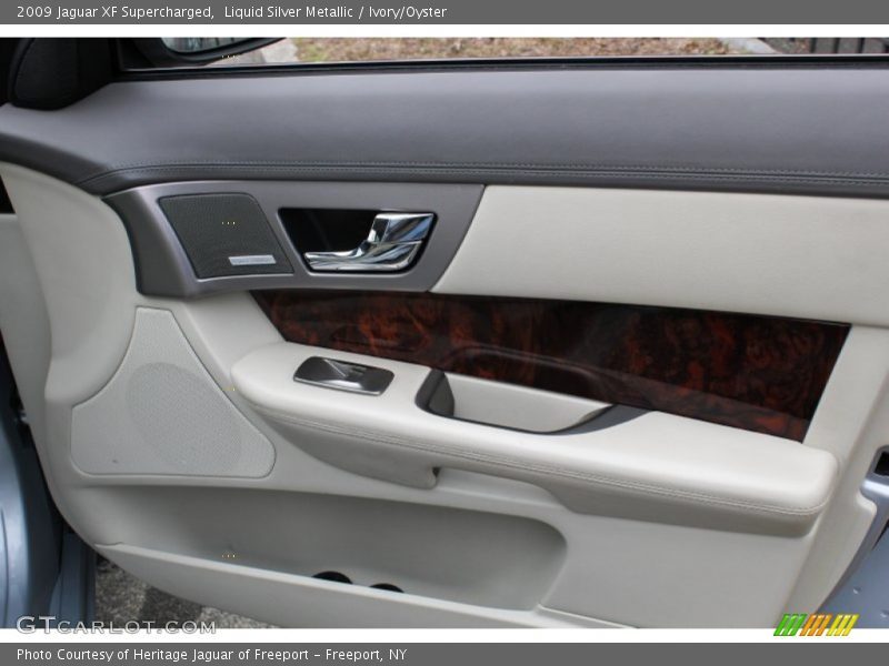 Liquid Silver Metallic / Ivory/Oyster 2009 Jaguar XF Supercharged