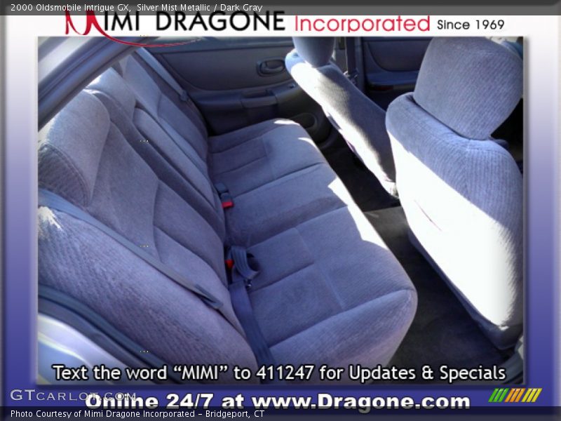 Silver Mist Metallic / Dark Gray 2000 Oldsmobile Intrigue GX