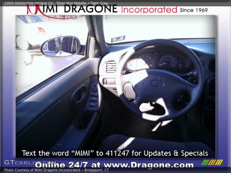 Silver Mist Metallic / Dark Gray 2000 Oldsmobile Intrigue GX
