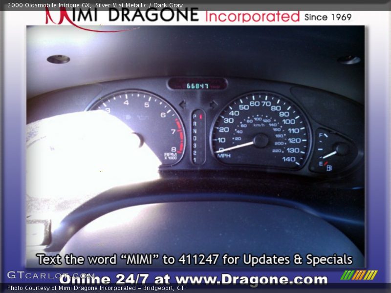 Silver Mist Metallic / Dark Gray 2000 Oldsmobile Intrigue GX