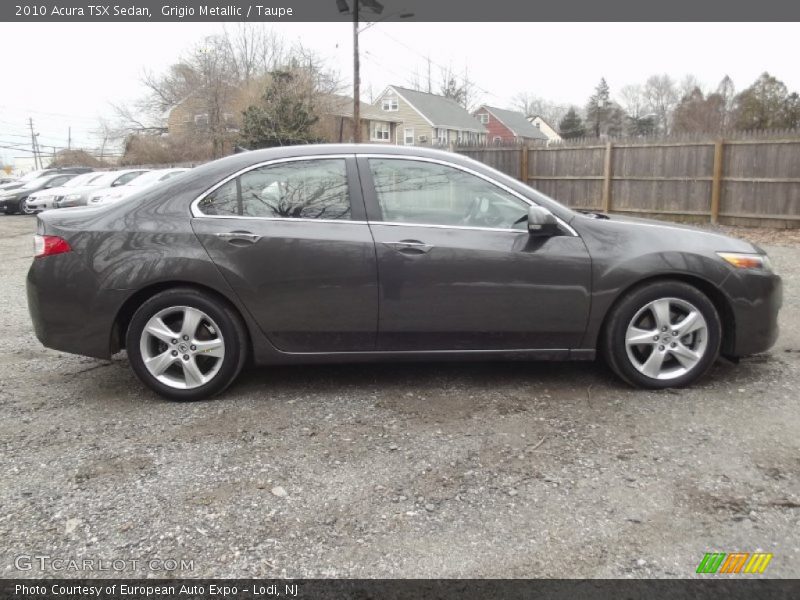 Grigio Metallic / Taupe 2010 Acura TSX Sedan