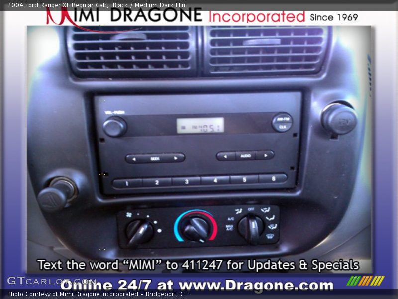 Black / Medium Dark Flint 2004 Ford Ranger XL Regular Cab