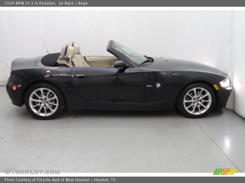 Jet Black / Beige 2006 BMW Z4 3.0i Roadster