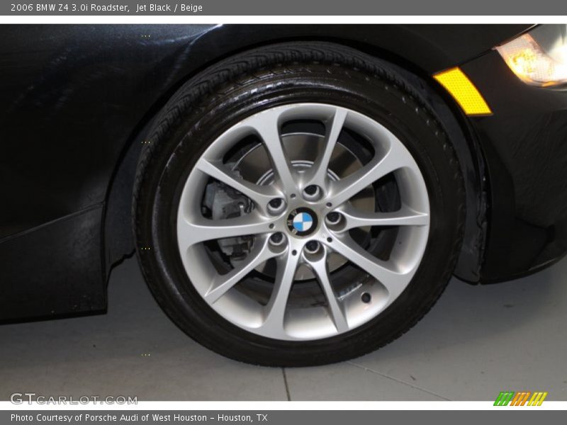 Jet Black / Beige 2006 BMW Z4 3.0i Roadster