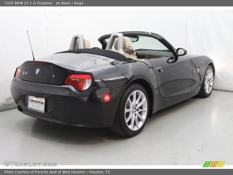 Jet Black / Beige 2006 BMW Z4 3.0i Roadster