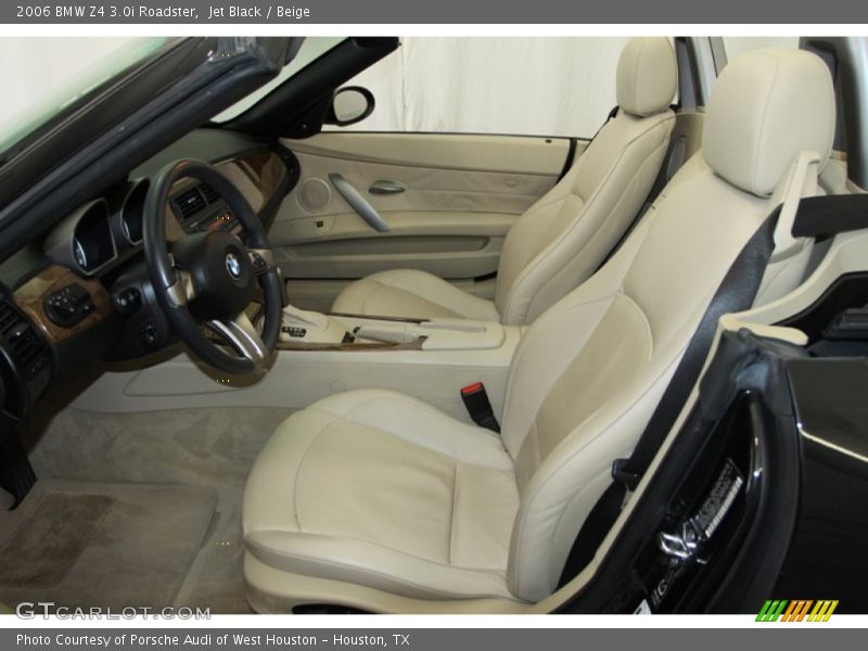 Jet Black / Beige 2006 BMW Z4 3.0i Roadster