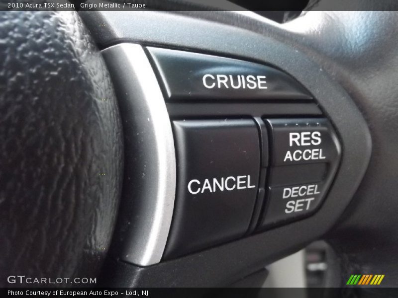 Controls of 2010 TSX Sedan