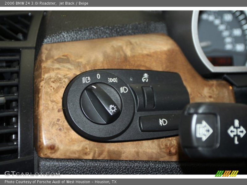 Jet Black / Beige 2006 BMW Z4 3.0i Roadster