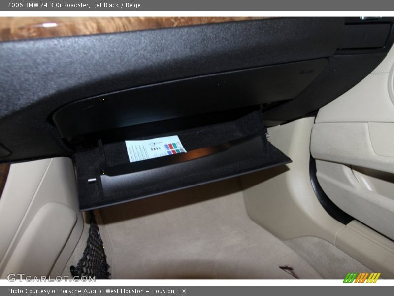 Jet Black / Beige 2006 BMW Z4 3.0i Roadster