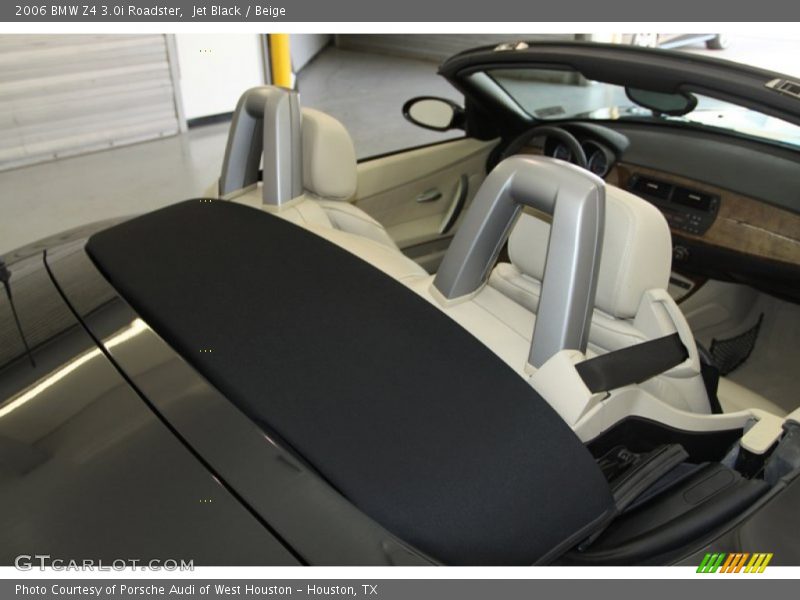 Jet Black / Beige 2006 BMW Z4 3.0i Roadster