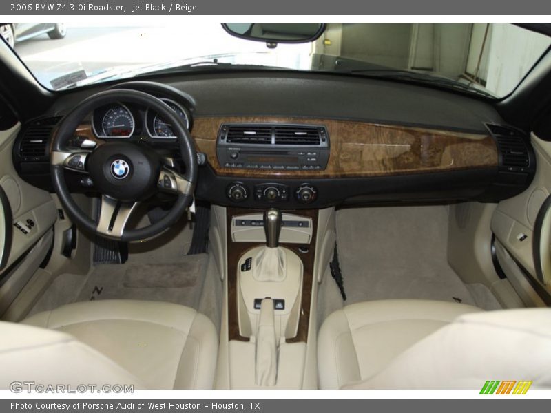 Jet Black / Beige 2006 BMW Z4 3.0i Roadster