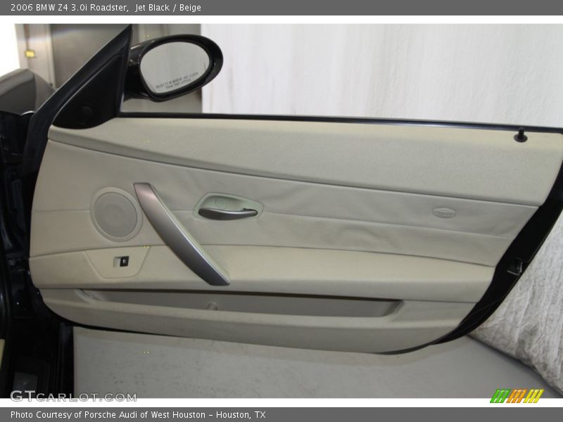 Jet Black / Beige 2006 BMW Z4 3.0i Roadster