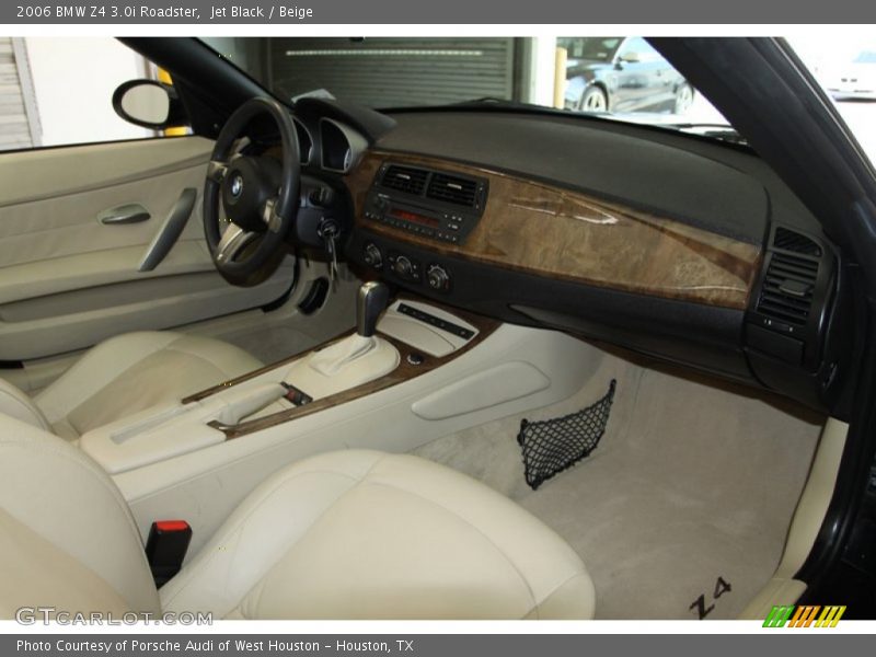 Jet Black / Beige 2006 BMW Z4 3.0i Roadster