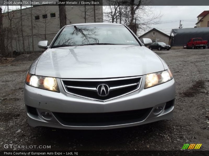 Alabaster Silver Metallic / Ebony Black 2006 Acura TSX Sedan