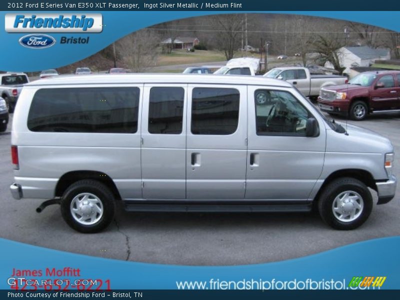 Ingot Silver Metallic / Medium Flint 2012 Ford E Series Van E350 XLT Passenger