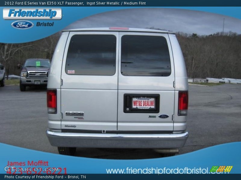 Ingot Silver Metallic / Medium Flint 2012 Ford E Series Van E350 XLT Passenger