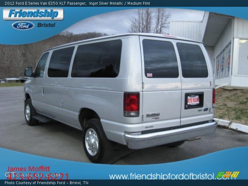 Ingot Silver Metallic / Medium Flint 2012 Ford E Series Van E350 XLT Passenger
