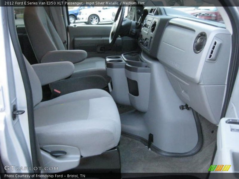 Ingot Silver Metallic / Medium Flint 2012 Ford E Series Van E350 XLT Passenger