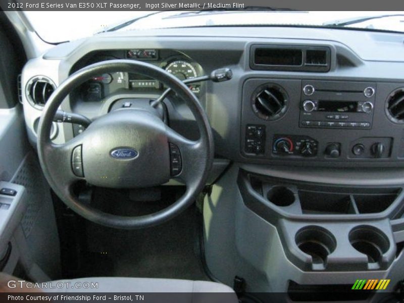 Ingot Silver Metallic / Medium Flint 2012 Ford E Series Van E350 XLT Passenger