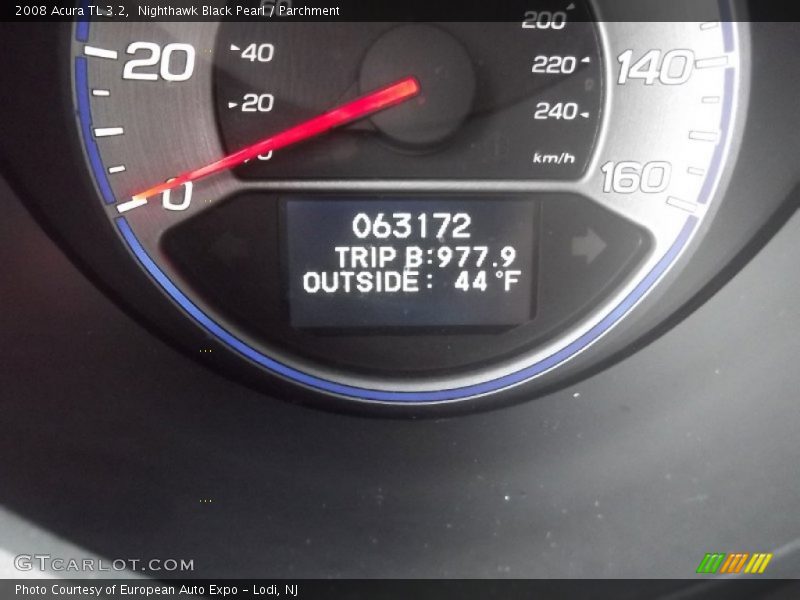 Nighthawk Black Pearl / Parchment 2008 Acura TL 3.2