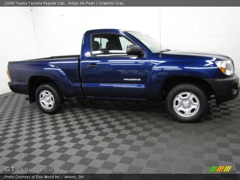 Indigo Ink Pearl / Graphite Gray 2008 Toyota Tacoma Regular Cab