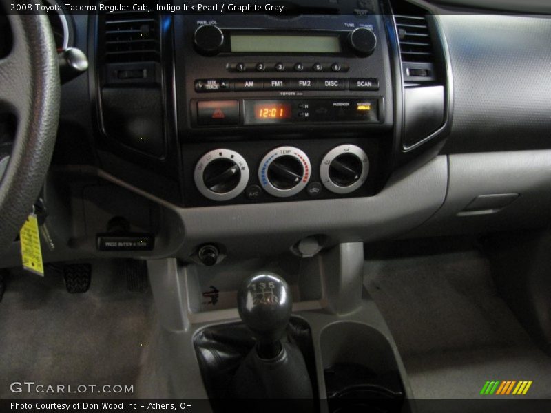 Indigo Ink Pearl / Graphite Gray 2008 Toyota Tacoma Regular Cab