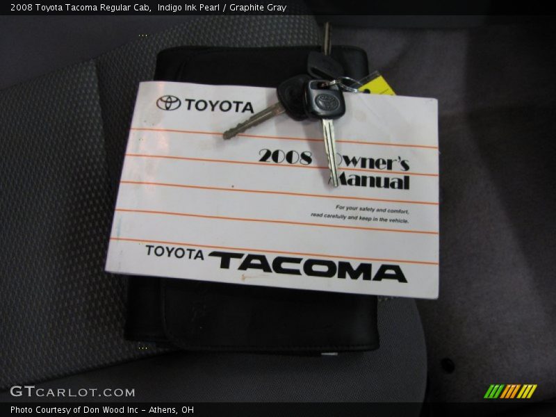 Indigo Ink Pearl / Graphite Gray 2008 Toyota Tacoma Regular Cab