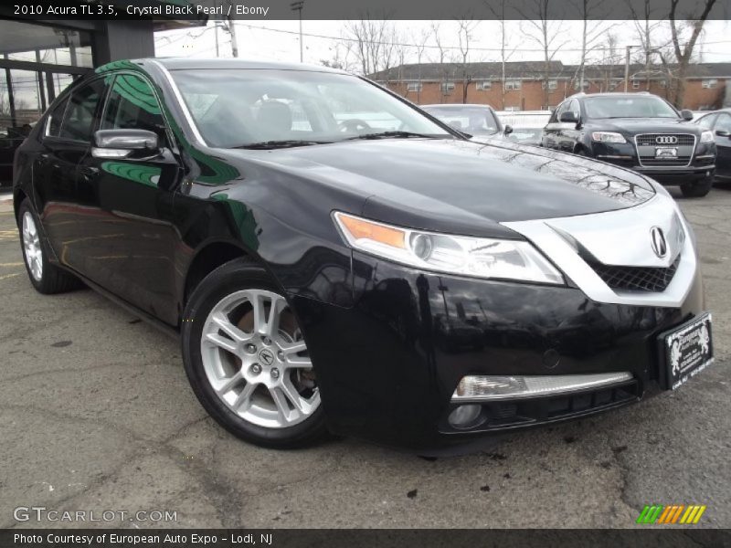 Crystal Black Pearl / Ebony 2010 Acura TL 3.5