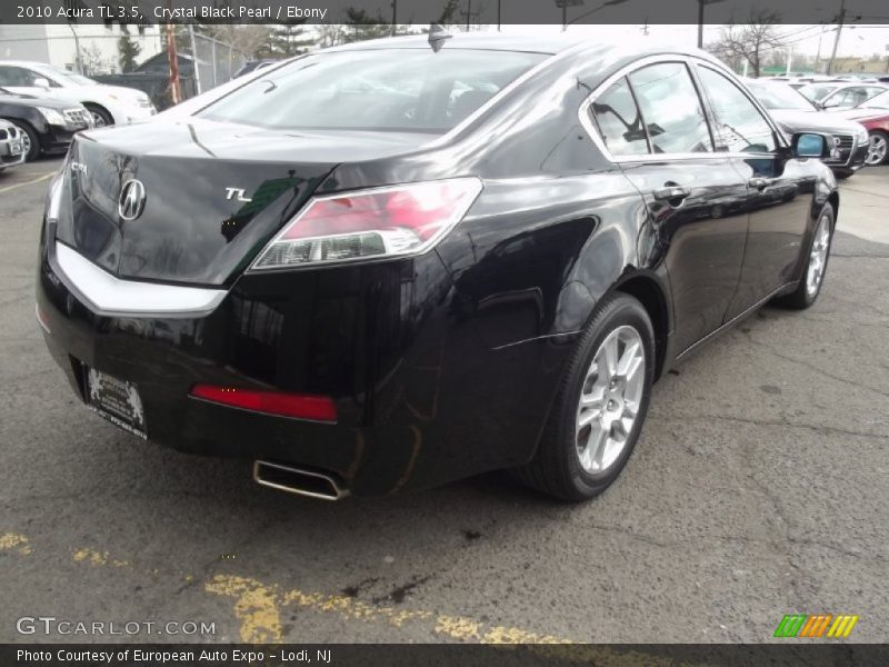 Crystal Black Pearl / Ebony 2010 Acura TL 3.5