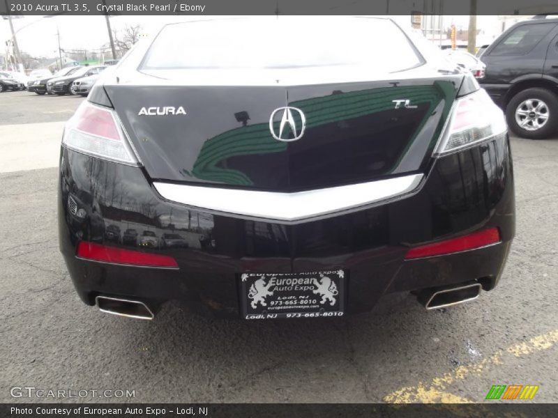 Crystal Black Pearl / Ebony 2010 Acura TL 3.5
