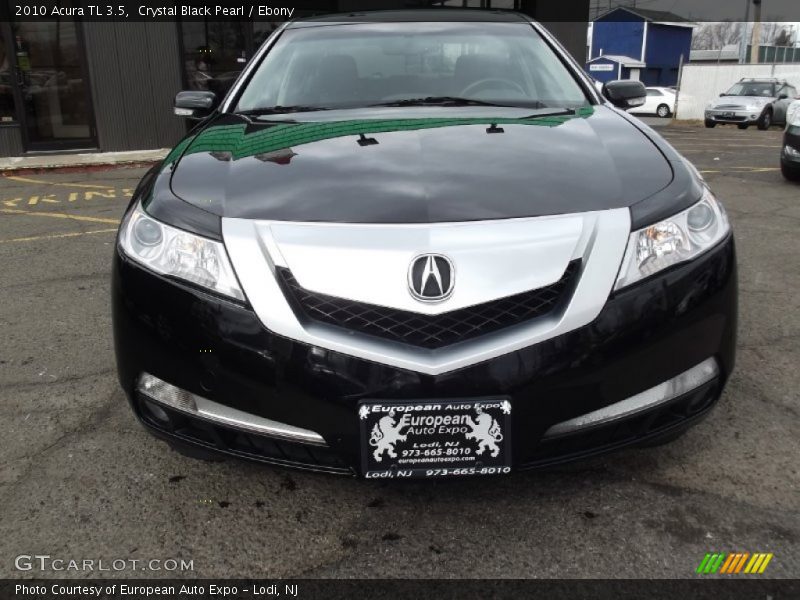 Crystal Black Pearl / Ebony 2010 Acura TL 3.5