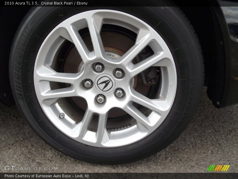 Crystal Black Pearl / Ebony 2010 Acura TL 3.5