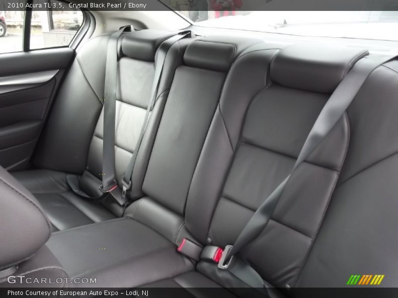 Rear Seat of 2010 TL 3.5