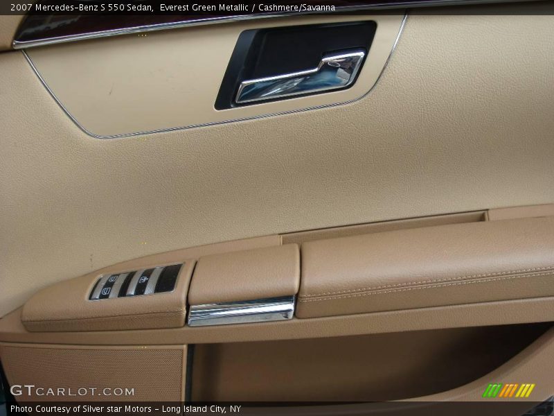 Everest Green Metallic / Cashmere/Savanna 2007 Mercedes-Benz S 550 Sedan