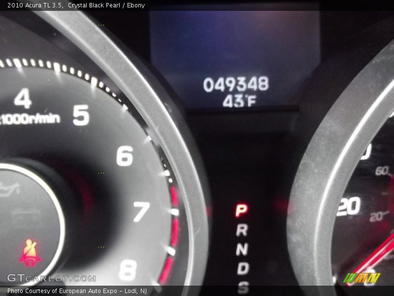 Crystal Black Pearl / Ebony 2010 Acura TL 3.5