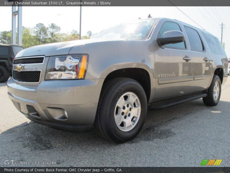 Graystone Metallic / Ebony 2008 Chevrolet Suburban 1500 LT